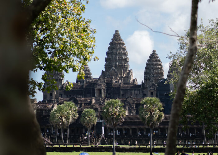 Angkor Wat temple in Cambodia, part of cultural and historical tours with Cambodian Travel Immersion
